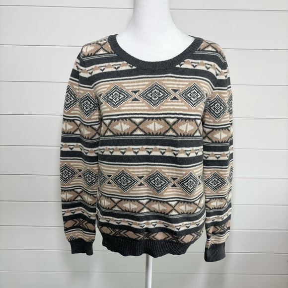 XXI Forever 21 Vintage Aztec Pullover sweater Size M - Picture 9 of 13